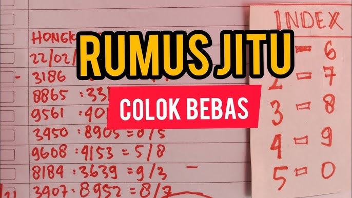 Rumus Mencari Angka Colok Bebas Togel Online